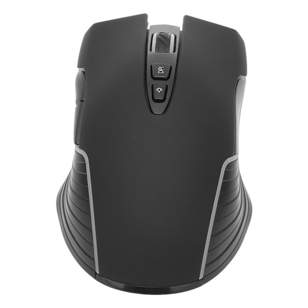 Trådløs mus 2.4G genopladelig USB RGB professionel optisk sensor gaming mekanisk mus sort