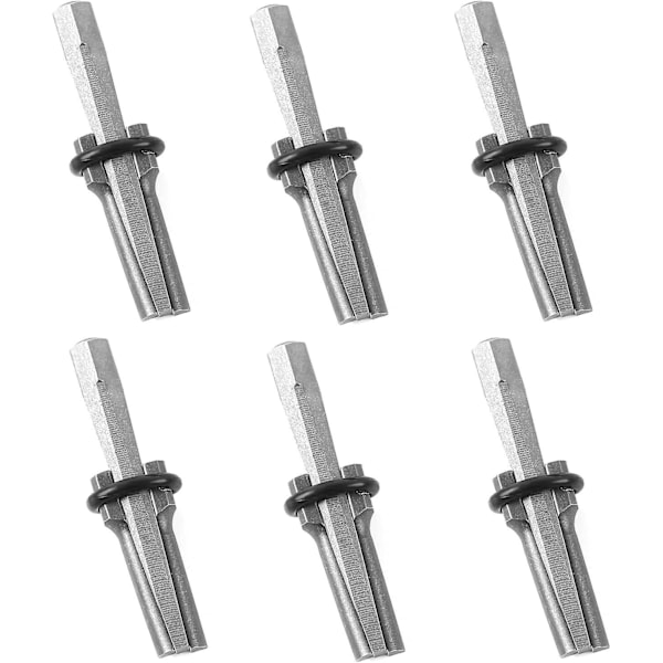 6 Stykker Stein Kile 16mm Betongknuser Verktøy Håndverktøy Betong Stein Splitter Verktøy Sokkel Shims og Fjærskiver Verktøy for Betong Marmor
