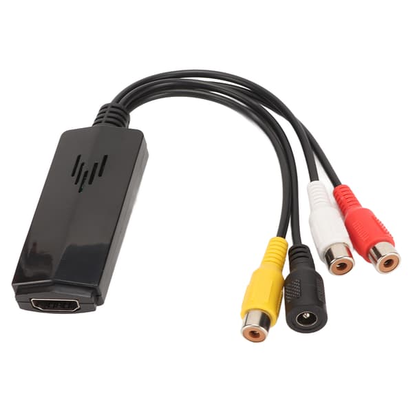 RAC til HD Multimedia Interface-omformer 1080P AV til HD Multimedia Interface-omformer med USB-strømkabel