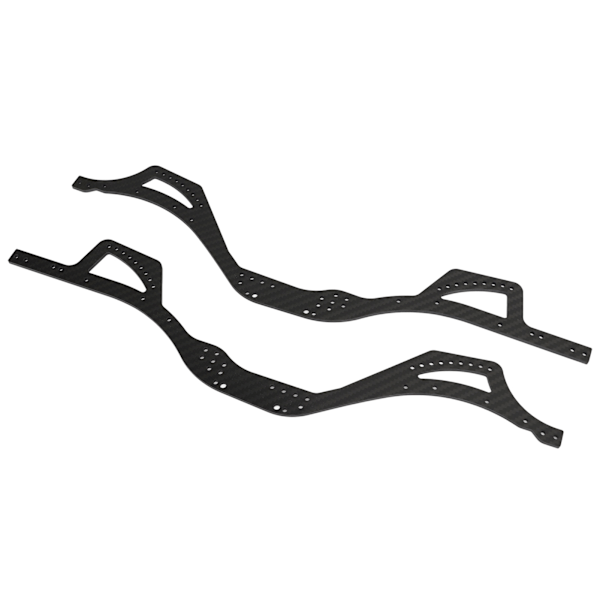 2 stk karbonfiber chassis sideplater lettvektig ubøyelig chassis rammeskinner for Axial SCX10 Pro RC Crawler Car