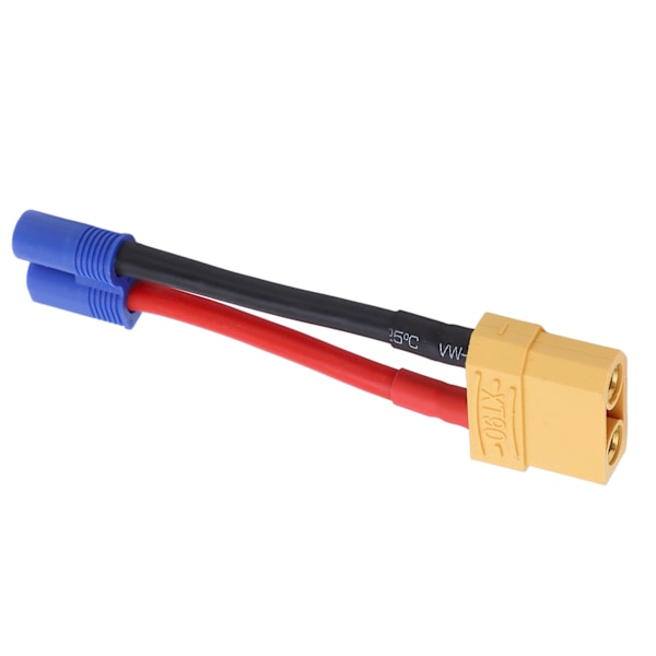 XT90 naar EC3 mannelijke connector 12AWG Professionele XT90 connector herbruikbaar sterke compatibiliteit EC3 verbindingslijn