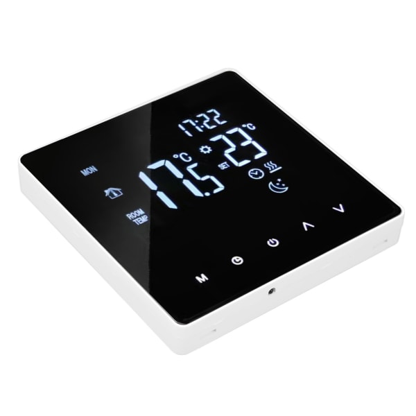 4400W Temperaturregulator LCD Touch Screen Golvvärme Termostat 5 till 60°C Inställning AC 90‑240V 3A med WiFi Länkning