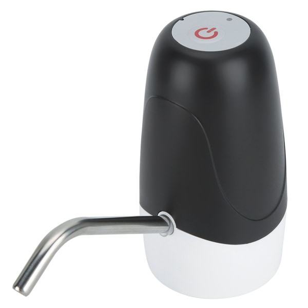 Bærbar elektrisk vannpumpedispenser Drikkeflaskebryter USB-lading for HomeBlack