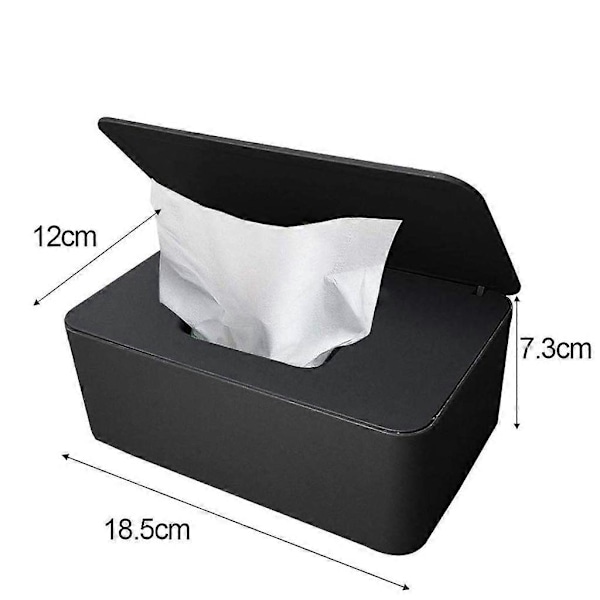 Våtservetter Box, Baby Wipes Fodral, Toalettpappersbox, Förvaringslåda för Pappersservetter, Servetthållare