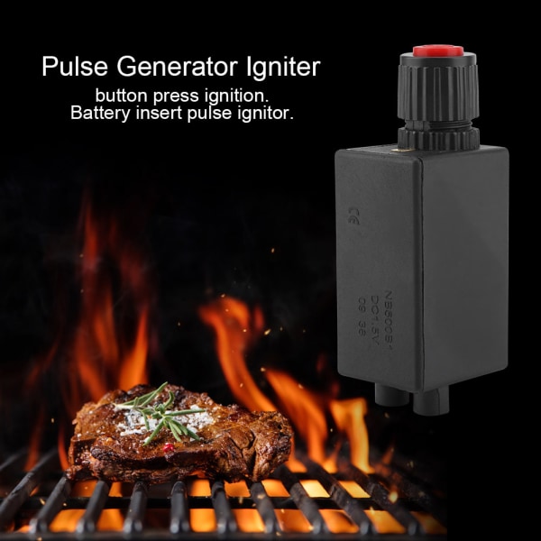 BBQ Grill Kaasuliesi Sytytin Elektroninen Pulssigeneraattori AA Akku Uunin Sytytin