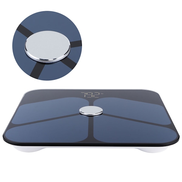 Kantava kehonkoostumusvaaka, kuntotestivaaka, Bluetooth-toiminnolla, 3 kg - 180 kg