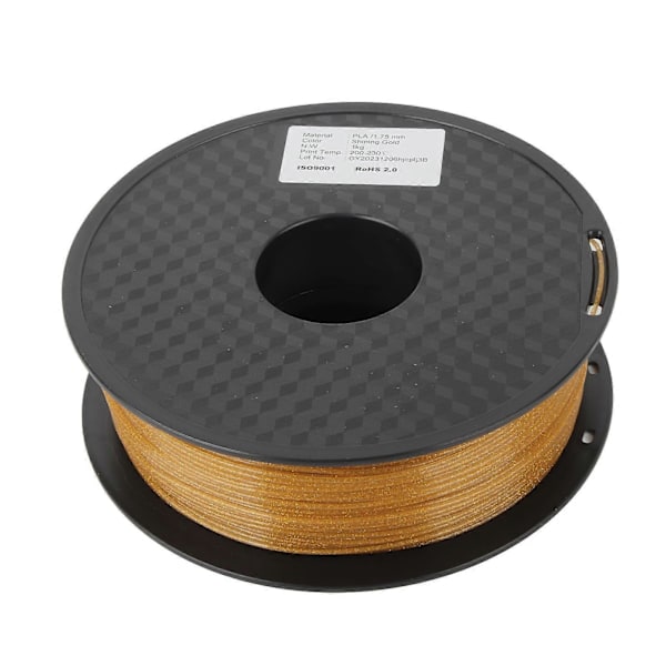 3D Print Forbrugsmateriale PLA Filament God Lysgennemgang Guldfarve 3D Printer 1.75mm Filament