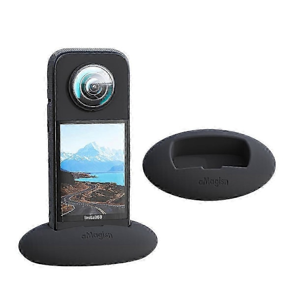 Silikonstativbas kompatibel med Insta 360 X3 Actionkameradelar Högkvalitativt Solitt Skrivbordsstativ Skydd