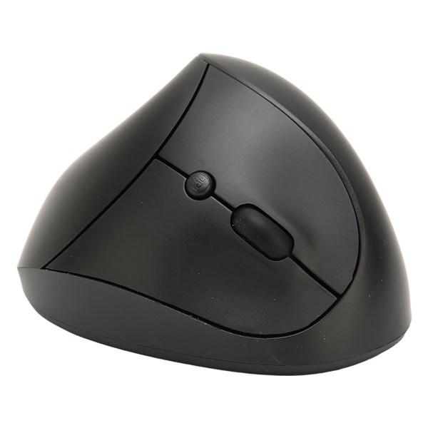 Trådløs lodret mus 2,4 GHz Præcis kontrol 800 dpi 1600 dpi 2400 dpi Ergonomisk design trådløs mus til hjemmekontor Sort