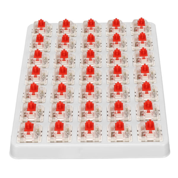 35 kpl punainen kytkin esivoideltu 3-nastainen lineaarinen RGB SMD -kytkin, yhteensopiva Cherry MX -kytkimille mekaanisille näppäimistöille
