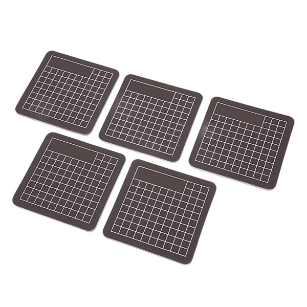 5 stk Skæremåtte PVC Mini Sød Dobbeltfarvet Selvhelbredende Skærebræt til Quiltning Syning Scrapbog 6 X 6 cm