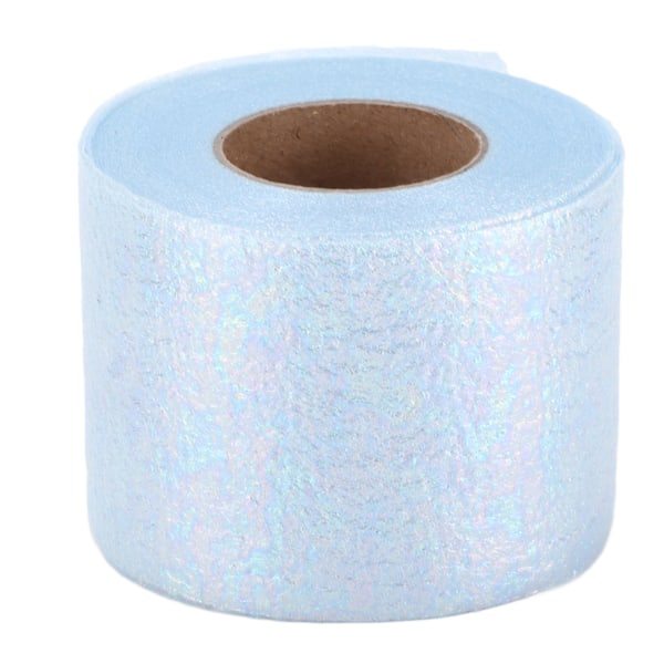 Glitter Tulle Ruller Skinnende Udseende Nem Brug Tilstrækkelig Mængde Fire Farver Netting Stof Tulle til DIY DekoreringLyseblå