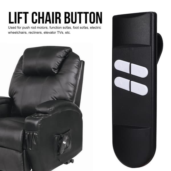 Elektrisk Recliner Controller 4 Knapper til Løfte Stol Elektrisk Sofa Manuel Håndbetjening