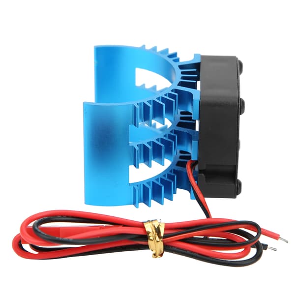 SURPASSHOBBY Motor Køleventilator 41 x 30 x 40 mm til 1/10 skala elektrisk RC-bil (blå sort)