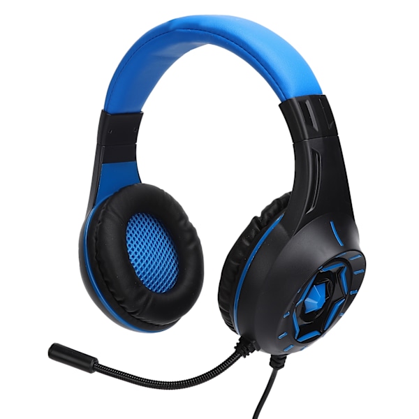 Gaming Headset 40mm kablet stereohovedtelefon med sejt LED-lys mikrofon til pc bærbar computer