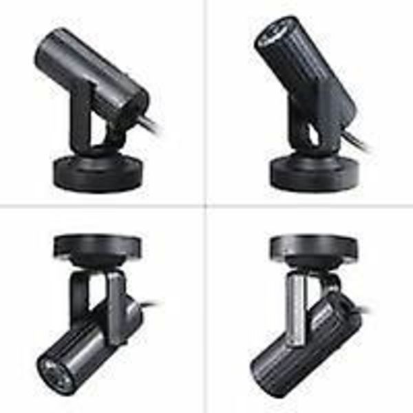 Bärbar Mini LED Spotlampa för heminredning, vit