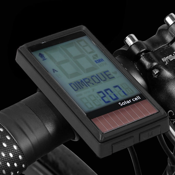 PVC Mountainbike Computer Vandtæt Cykel Speedometer Cykel Tilbehør