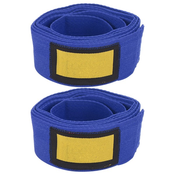 1 par boxningshandskar bandage bomull Muay Thai Arts elastiska handomslag för män kvinnor blå