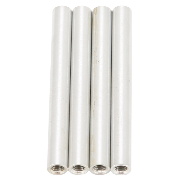 10 stk. aluminiumslegeringssøjle rund indvendig gevind afstandsstykker Fastgørelseselementer M4x0,7 mm lang 48 mm