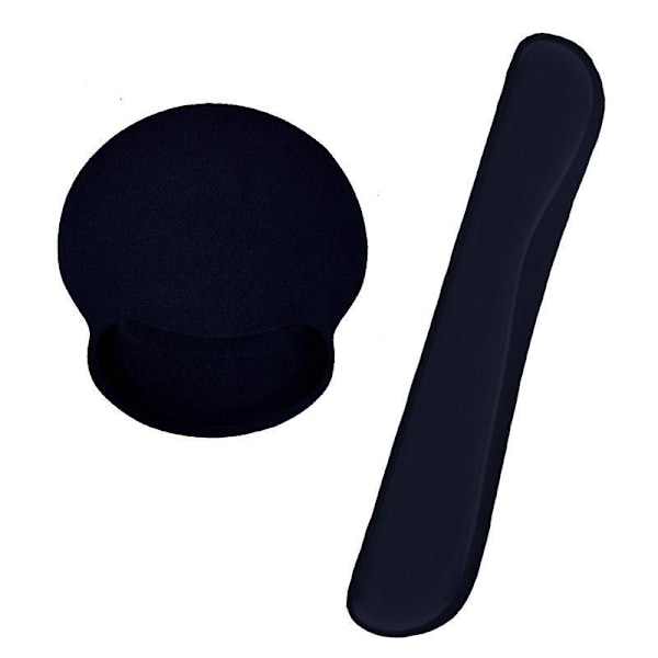 Ergonomiskt Gel-handledsstöd Halksäkert Extra-fint Fiber Bekvämt Tangentbord Musavlastning