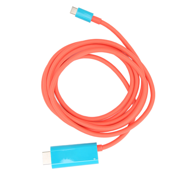 Type C Konverteringskabel til Switch 4K 30Hz USB3.1 Type C til HD Multimedia Interface Kabel til TV Docking Mode 2m