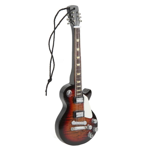 Gitarmodell Miniatyr Gradient Farge Treåre Fargematching Gitarmodell Hylleutstilling Anheng