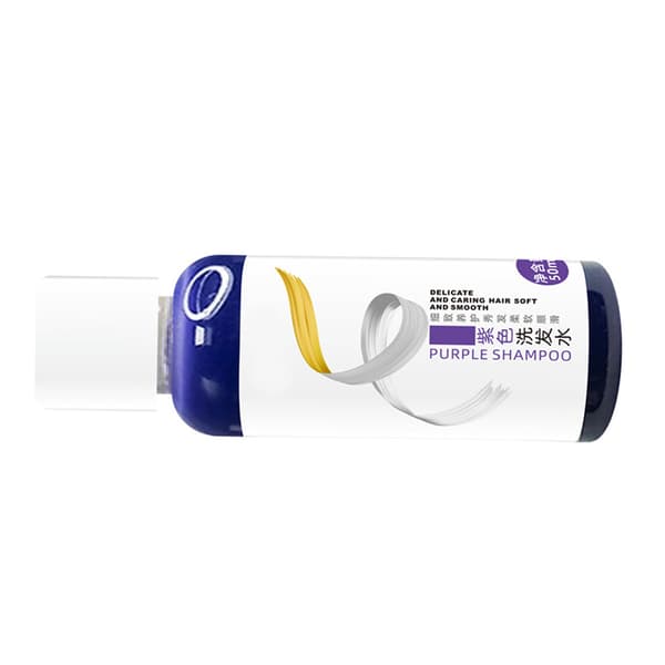 Hårshampoo Neutraliserer Gul Farve Bevarer Lysnende Lilla Hårshampoo 50ml