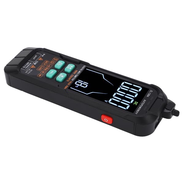 Digitalt multimeter 6000 tællinger DC AC strøm voltmeter tester kapacitans Ohm diode multimeter strømførende ledning tester værktøj 600V