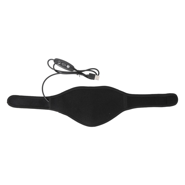 Varme Nakke Massager 5 Gear Vibration Massage Vaskbar USB Opvarmet Nakke Wrap til hjemmebrug Kontorarbejde