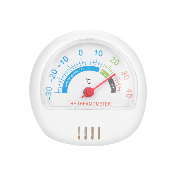 Kyl- och frys termometer stor urtavla termometer (mekanisk vit)