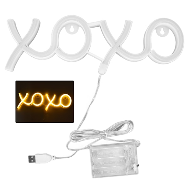 Neonljus Dekorativ IP45 LED Natt Neonskylt för Bar Pub Butik Garage Hemfest Varmvitt Ljus