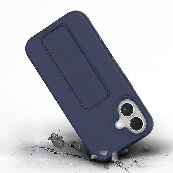 Flytande silikonfodral för iPhone 16 Pro Dark purple