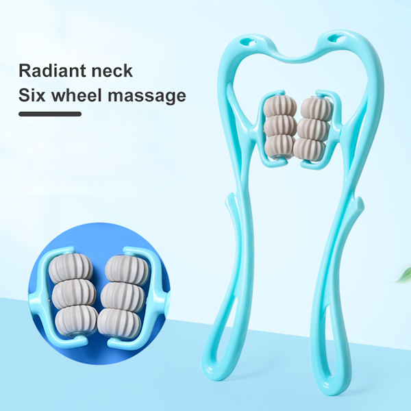 Nakke massager Håndholdt nakke massage rulle til selv muskel dyb væv massage muskel afslapning spændings aflastning