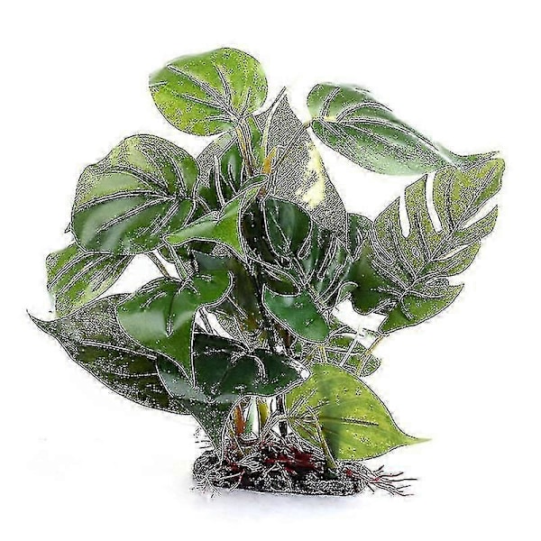 1 stk. akvariedekorasjoner, Akvarieplanter Plast for akvariedekor