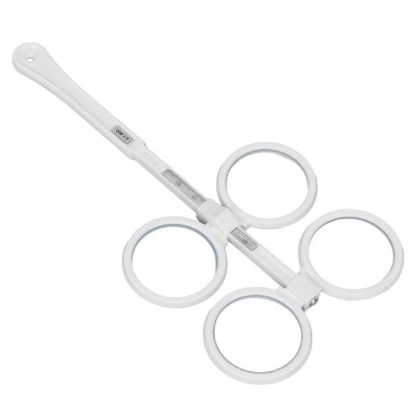 Optisk Flipper Plast Justerbar Optometri Flip Lens Instrument med Vision Test Card for Amblyopia White ±1,0 D.
