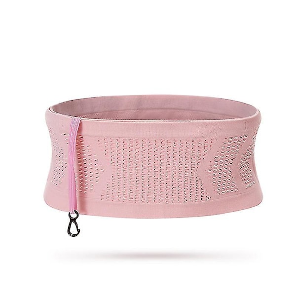 Strikke midjeveske med skjult design og pustende materiale [Gratis frakt] Rosa S29X12.6cm70g