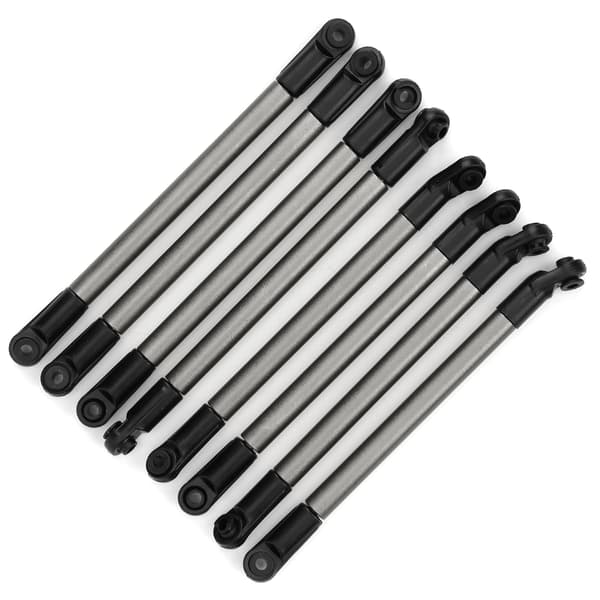 8 stk. Metal Link Rod Trækstang 275MM Akselafstand RC Tilbehør Passer til 1/10 RC Crawler