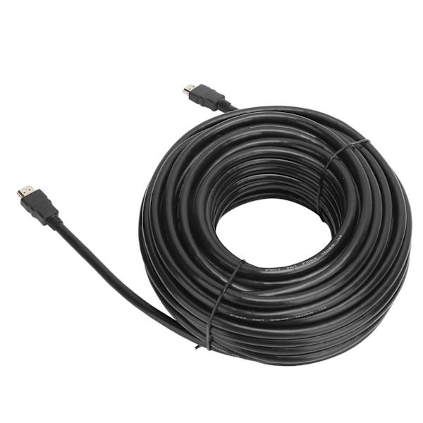 HDMI AM till AM-kabel 1.4 Enkel version Kopparledare Järnskal Svart lock 1080P20 meter