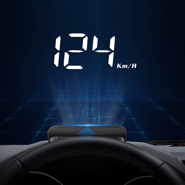 OBD2 HUD Head Up Display Vinduesprojektor Multifunktionsmåler Alarm Træthedskørselspåmindelse