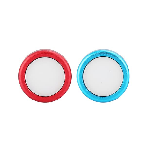 2 stk. Silikon Gel Knapp Beskyttelsesdeksel for Switch Spillkontroller Joystick (BlåRød)