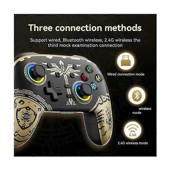 Tears of the Kingdom Game Controller kompatibel med Switch Pro OLED Spillekonsol Gamepads Joystick-A