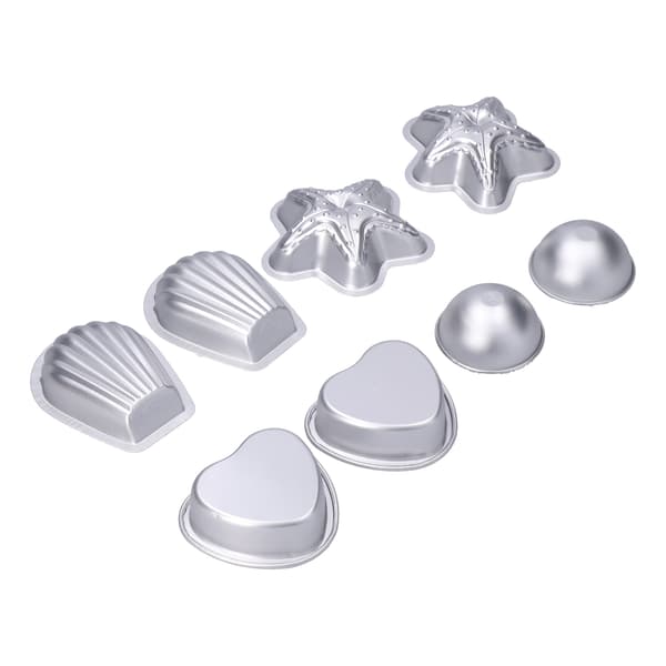 Profesjonell kakebakeform i aluminiumslegering, bærbar DIY badesaltkuleformsett til husholdningsbruk #12