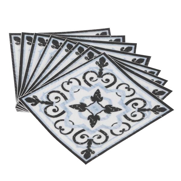 20 STK Fliseklistermærker Selvklæbende PVC Diagonal Sticker Gulvdekaler Stue Indretning af hjemmet
