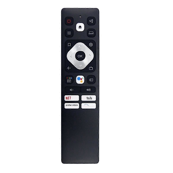 Erstatningsfjernkontroll for TV med stemmestyring for Smart TV-fjernkontroll