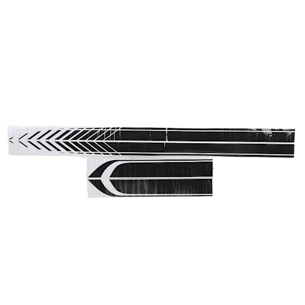 4PCS Bildekal Universal Lätt Bärbar Vattentät DIY Bilsida Karosstillbehör Svart