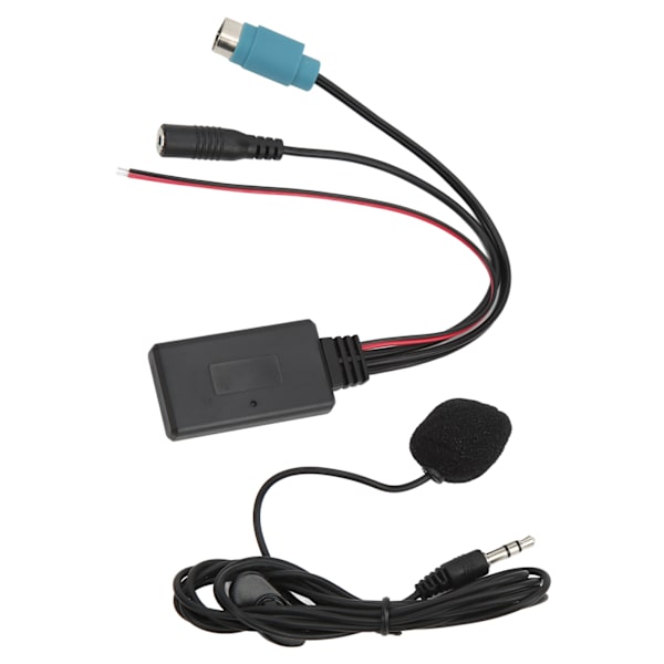 Bil Bluetooth5.0 AUX-modul håndfri mikrofon ABS slitesterk antialdring for Alpine KCE‑236B