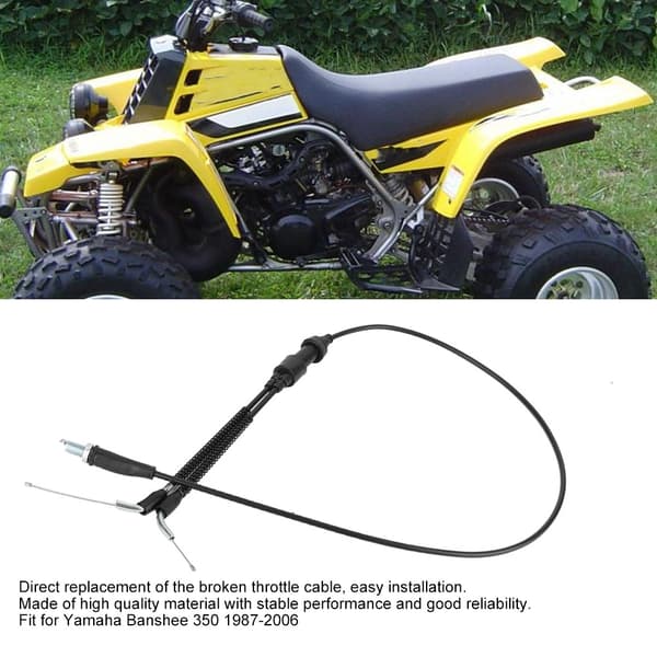 Gasskabel erstatningstilbehør passer til Yamaha Banshee 350 1987-2006