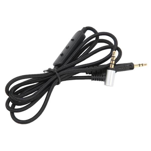 3,5 mm hörlurskabel headset ljudsladd passar för Audio-Technica ATH-M50X M40X M70X