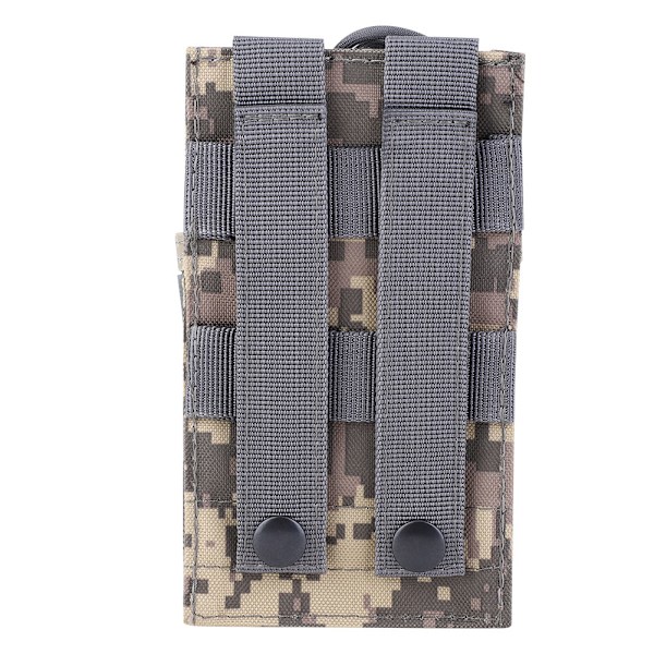 Nylon utomhus multifunktion Molle Tactics Interphone Radio Förvaringsväska Militär kamouflage Walkie Talkie PouchACU
