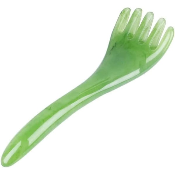 Haiqings Gua Sha -kampa: Kasvojen Jade-kivihierontaväline